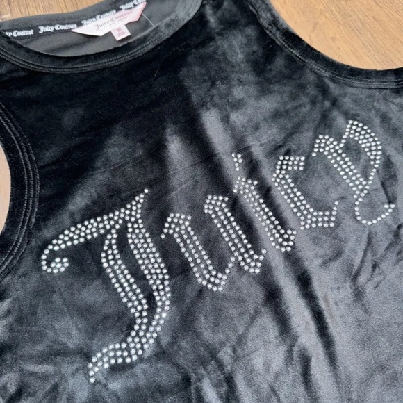 Size XL NWT Juicy Couture Sleepwear PJ Set Top & Pants Color Black - Picture 6 of 11